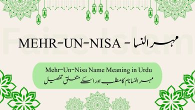 Mehr-Un-Nisa Name Meaning in Urdu