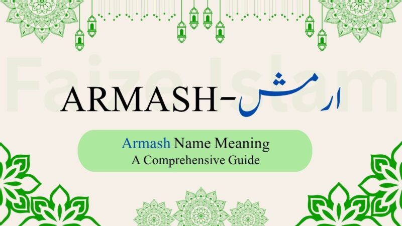 Armash Name Meaning | ارمش – Peace and Serenity