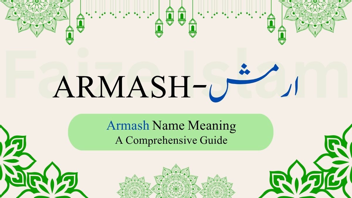 Armash Name Meaning | ارمش – Peace and Serenity